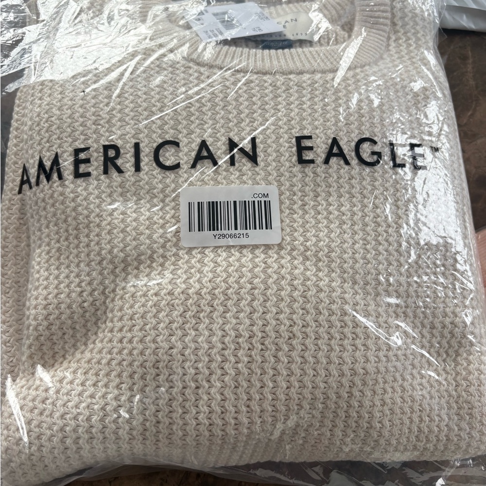 American Eagle Cream Sweater